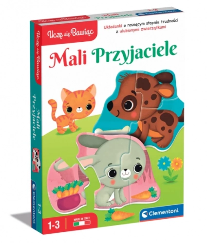 Puzzle Little Animal Friends Farm Polish Language Clementoni 50761