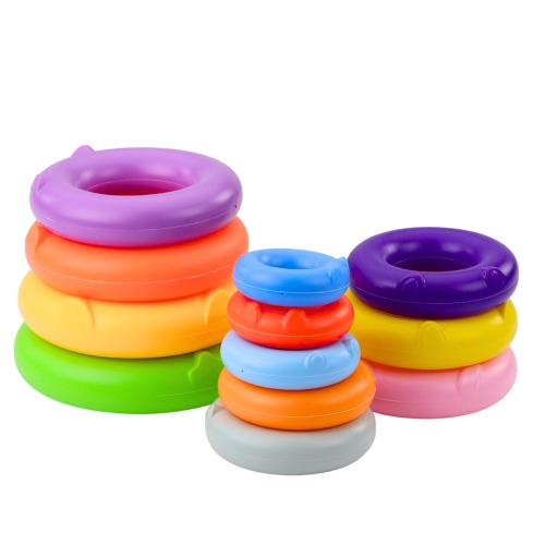 Pyramid Tower Dinosaur Colorful 13 Wheels 45 x 15.5 x 15.5 cm