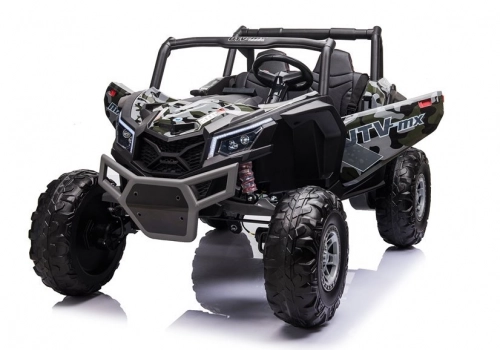 Divvietīgs bērnu elektromobilis Bagijs UTV-MX Camo Painted
