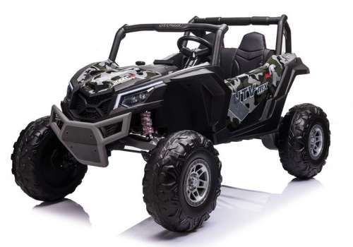Divvietīgs bērnu elektromobilis Bagijs UTV-MX Camo Painted