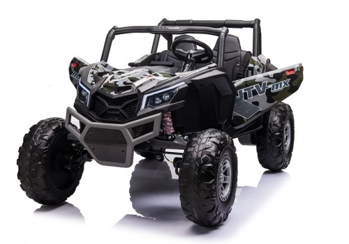 Divvietīgs bērnu elektromobilis Bagijs UTV-MX Camo Painted