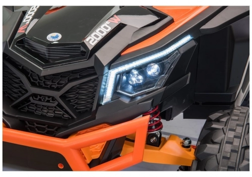 Двухместный детский электромобиль Багги UTV-MX Orange-White