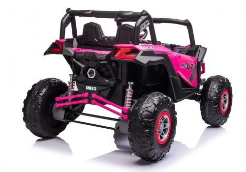 Divvietīgs bērnu elektromobilis Bagijs UTV-MX Pink
