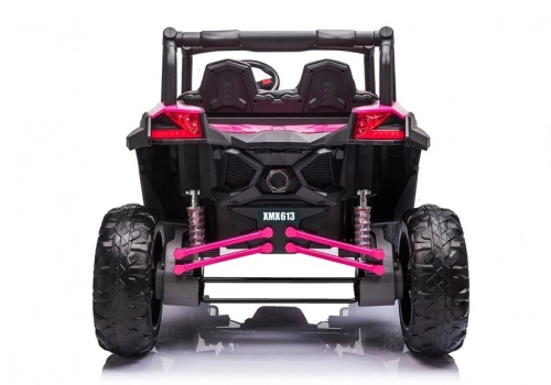 Divvietīgs bērnu elektromobilis Bagijs UTV-MX Pink