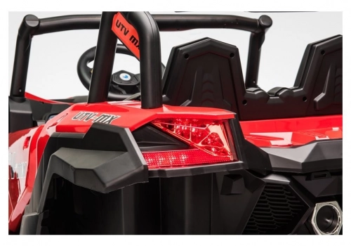 Divvietīgs bērnu elektromobilis Bagijs UTV-MX Red