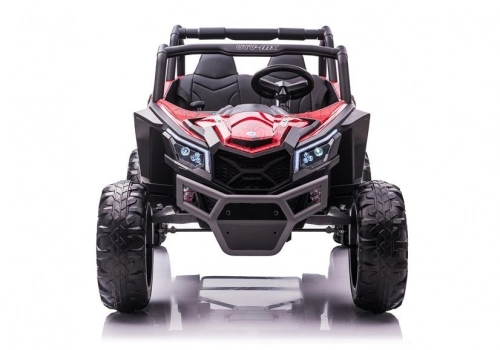 Divvietīgs bērnu elektromobilis Bagijs UTV-MX Red Spider Painted