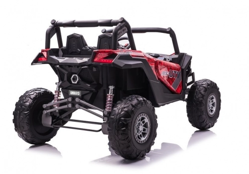 Divvietīgs bērnu elektromobilis Bagijs UTV-MX Red Spider Painted