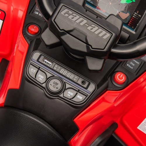 Elektriskais kvadracikls bērniem Can Am Outlander 4x4 DK-CA005 Red
