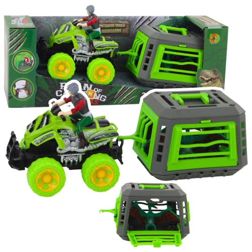 Quad Set With Driver Cage With Pterodactyl Dinosaur
