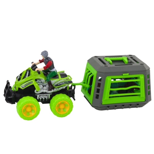 Quad Set With Driver Cage With Pterodactyl Dinosaur