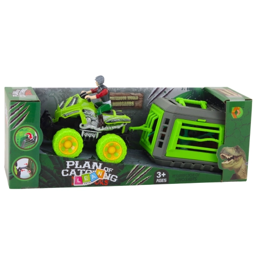 Quad Set With Driver Cage With Pterodactyl Dinosaur
