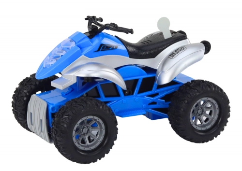 Quad with a trailer for transporting a boat and a jet ski