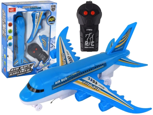 Radiovadāmā lidmašīna ar pulti Airplane Blue
