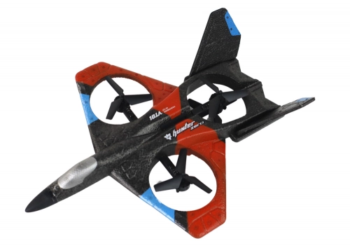 Radiovadāmā lidmašīna ar pulti Quadcopter Red