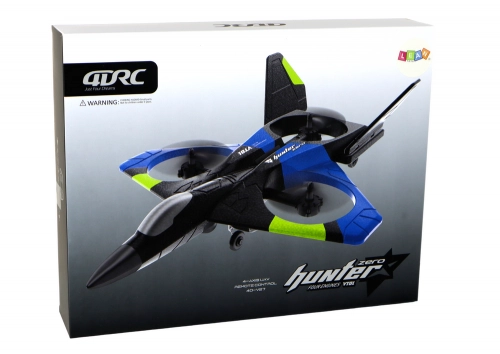 Radiovadāmā lidmašīna ar pulti Quadcopter Red