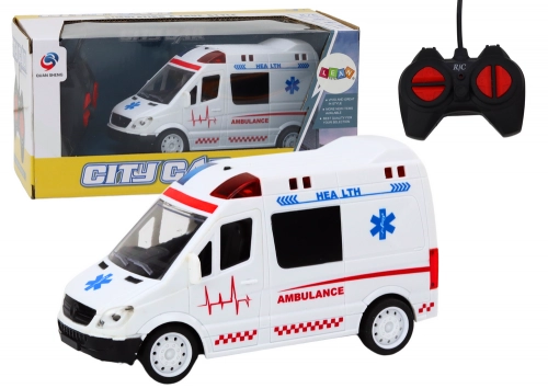 Radiovadāmā mašīna ar pulti Ambulance White