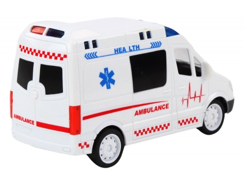 Radiovadāmā mašīna ar pulti Ambulance White