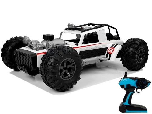 Radiovadāmā mašīna ar pulti Buggy White