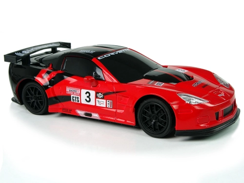 Radiovadāmā mašīna ar pulti Corvette C6.R Red