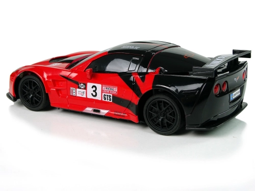 Radiovadāmā mašīna ar pulti Corvette C6.R Red