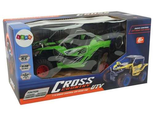 Радиоуправляемая машина на пульте  Cross Country Green