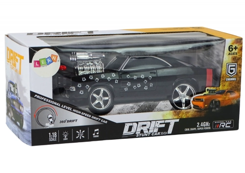 Radiovadāmā mašīna ar pulti Drift 360 Black