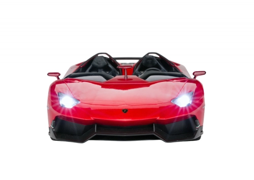 Radiovadāmā mašīna ar pulti Lamborghini Aventador Cabrio Red