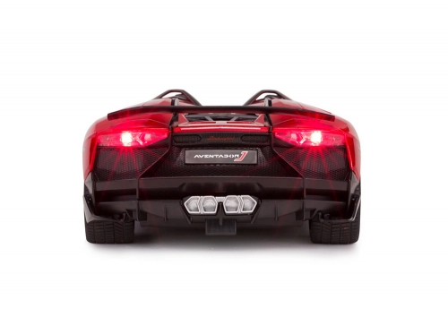 Radiovadāmā mašīna ar pulti Lamborghini Aventador Cabrio Red