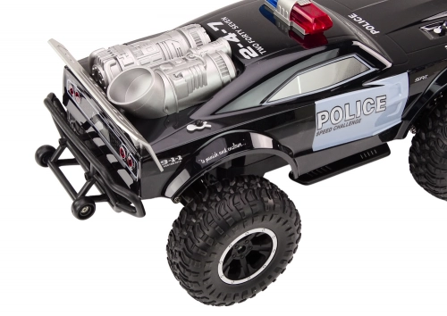 Radiovadāmā mašīna ar pulti Off-road Police Car