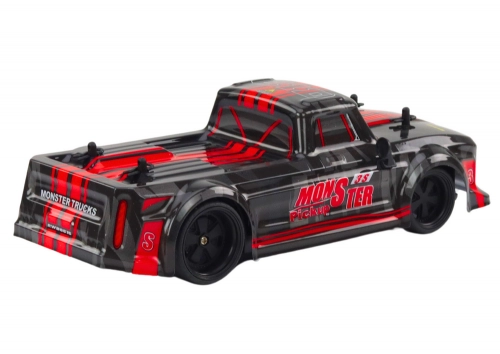 Radiovadāmā mašīna ar pulti Pick-Up Red