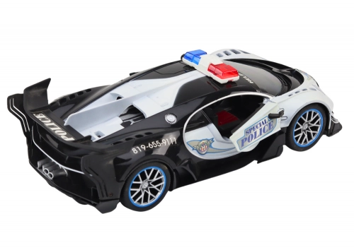 Radiovadāmā mašīna ar pulti Police Car White