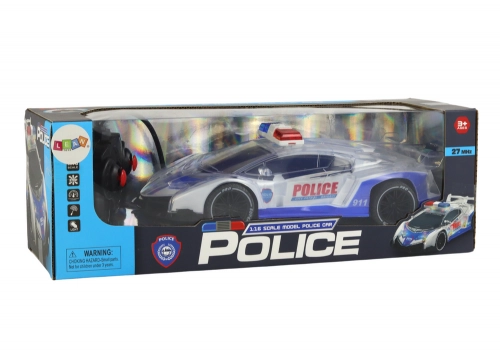 Radiovadāmā mašīna ar pulti Police Sports Car