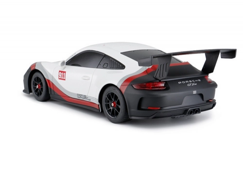 Radiovadāmā mašīna ar pulti Rastar Porsche 911 GT3 White-Gray