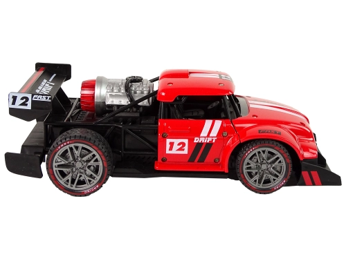 Radiovadāmā mašīna ar pulti Sports Car 1:16 Red