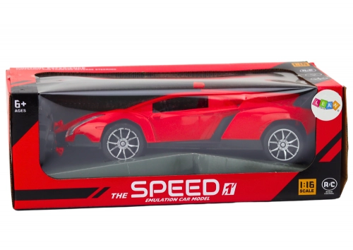 Radiovadāmā mašīna ar pulti Sports Car 1:16 Red