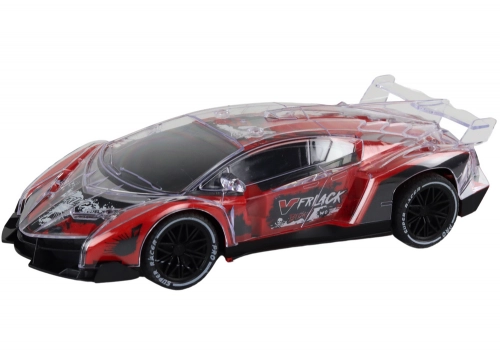 Radiovadāmā mašīna ar pulti Sports Car Racing Red