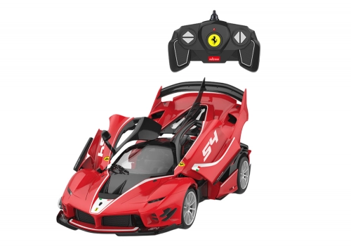 Radiovadāmā mašīna konstruktors Ferrari FXXK EVO Red ar pulti, 88 gab,