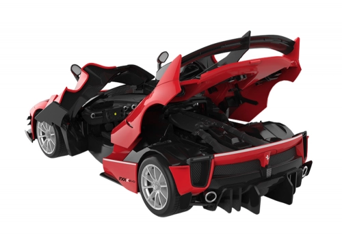 Radiovadāmā mašīna konstruktors Ferrari FXXK EVO Red ar pulti, 88 gab,