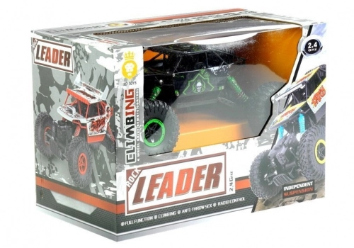 Radiovadāmā mašīna Monster Car Jeep Green