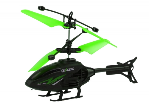 Radiovadāms helikopters ar pulti Gyroscope Green
