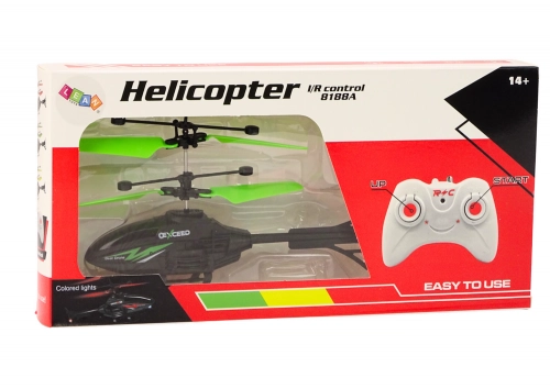 Radiovadāms helikopters ar pulti Gyroscope Green