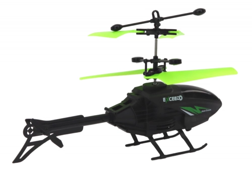 Radiovadāms helikopters Band Black and Green
