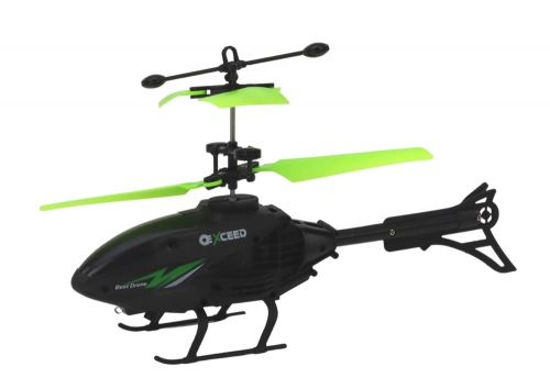 Radiovadāms helikopters Band Black and Green