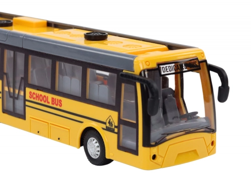 Radiovadāms skolas autobuss ar pulti Yellow