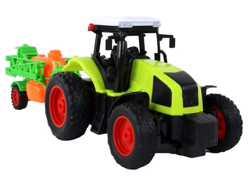 Radiovadāms traktors ar piekabi ar pulti