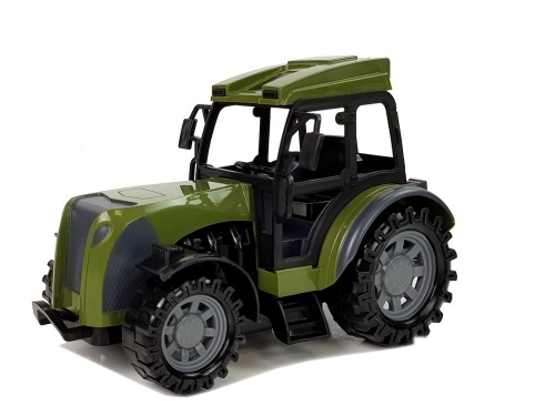 Radiovadāms  traktors ar pienvedēju piekabi
