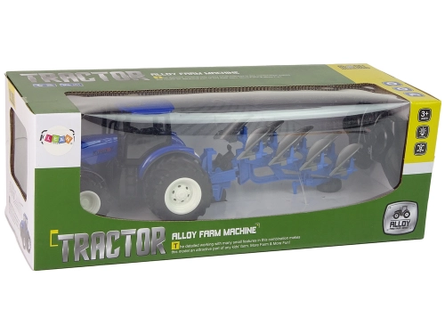 Radiovadāms traktors ar pulti 1:24 Blue