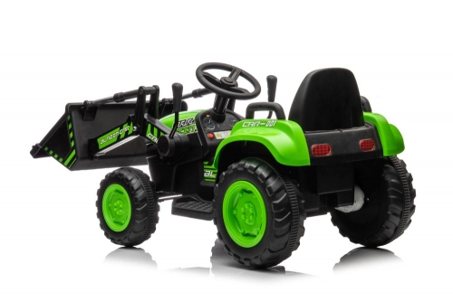 Bērnu elektriskais traktors ar kausu BW-X002A Green