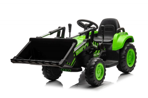 Bērnu elektriskais traktors ar kausu BW-X002A Green