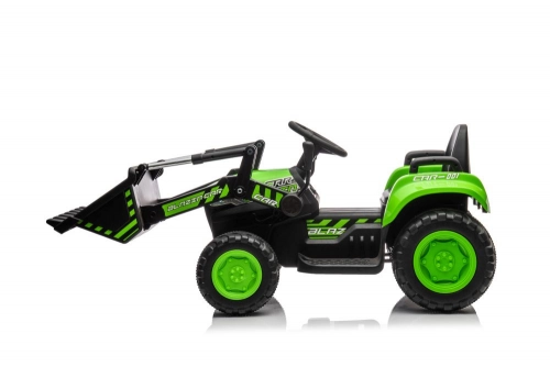 Bērnu elektriskais traktors ar kausu BW-X002A Green